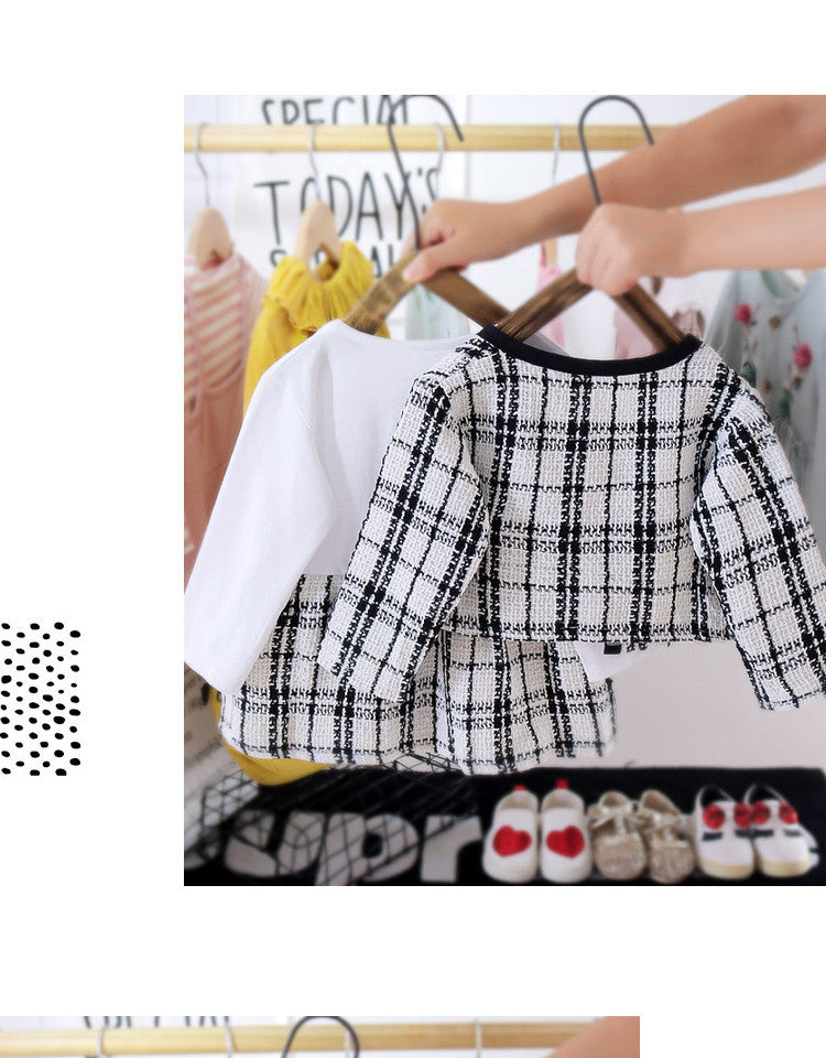 White Tweed Jacket & Skirt Set – TYM-CXM-077