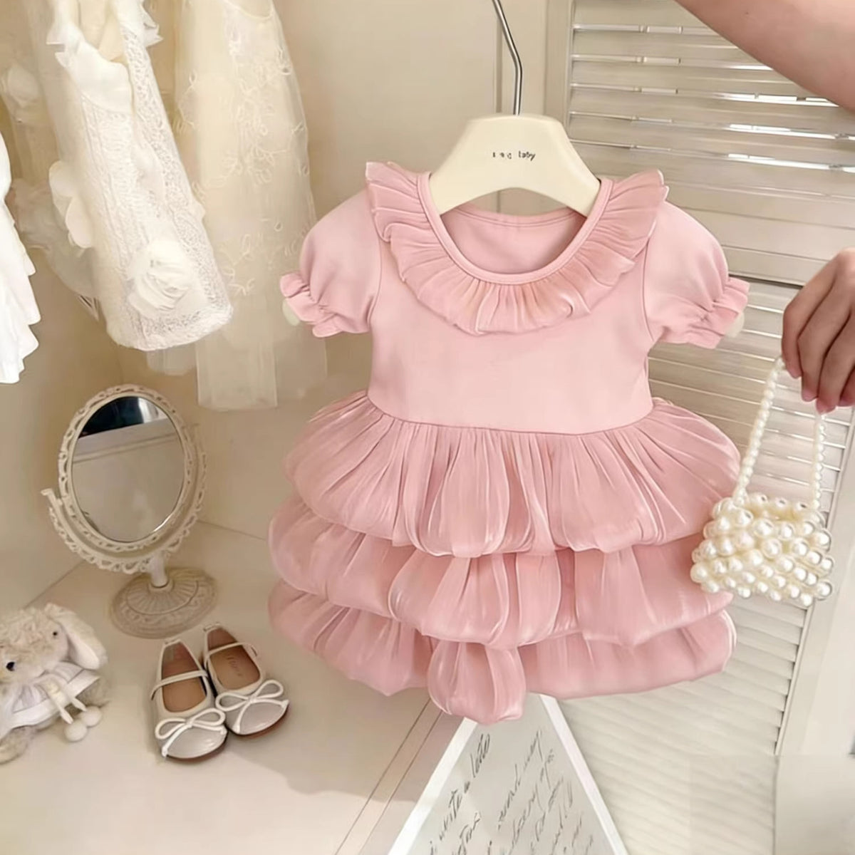 Pink Bubble Tier Frock – TYM-CXM-019