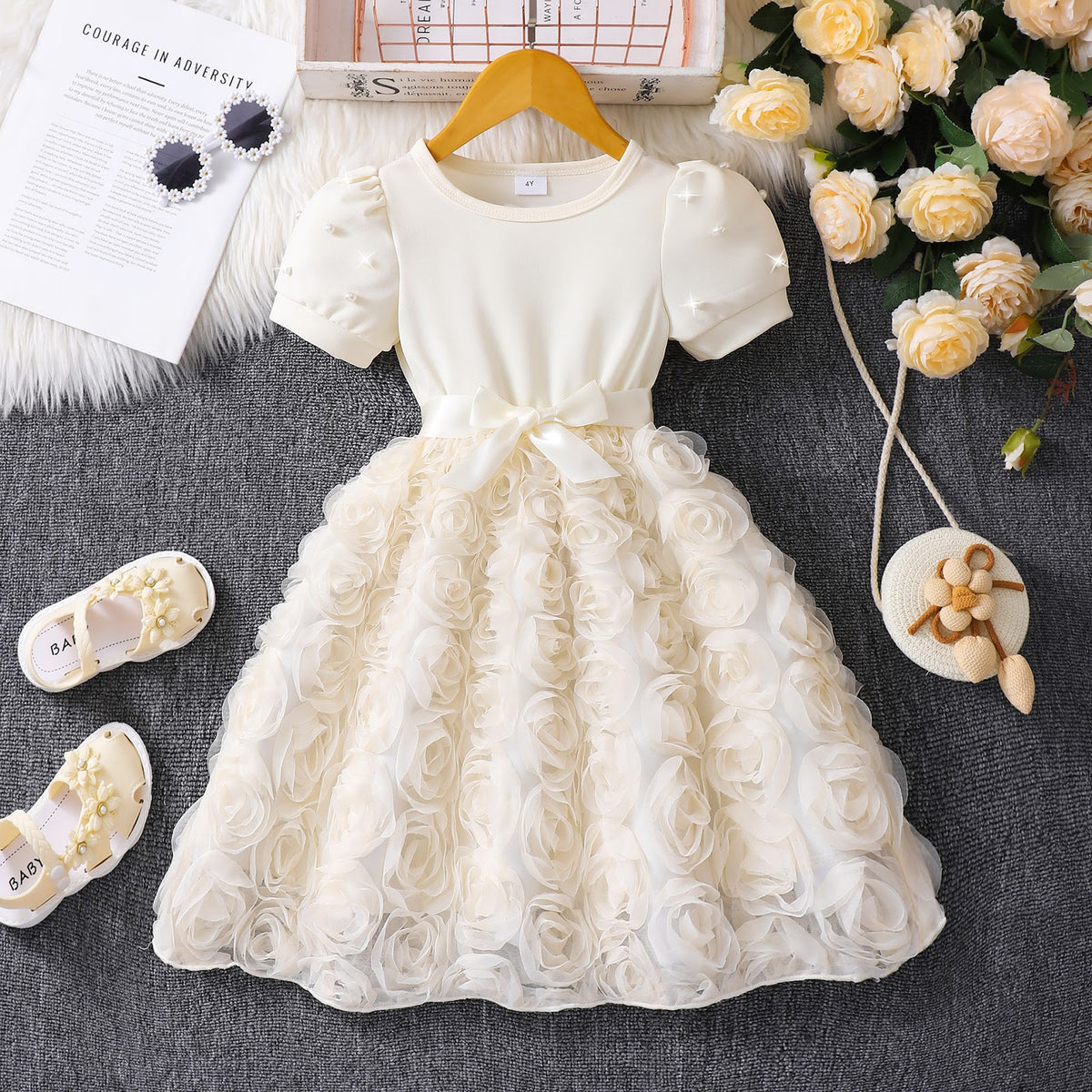 Ivory Party Frock – TYM-SZL-010