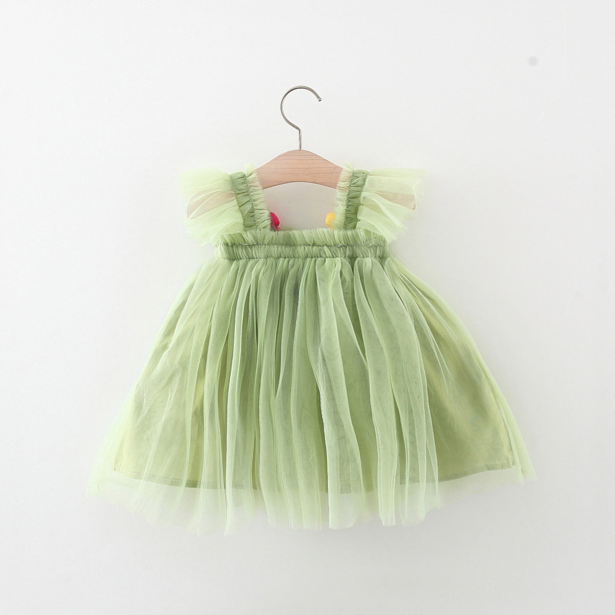 Sage Green Flower Patch Tulle Sundress – TYM-TZO-027