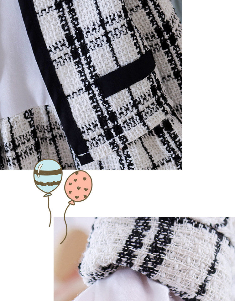 White Tweed Jacket & Skirt Set – TYM-CXM-077