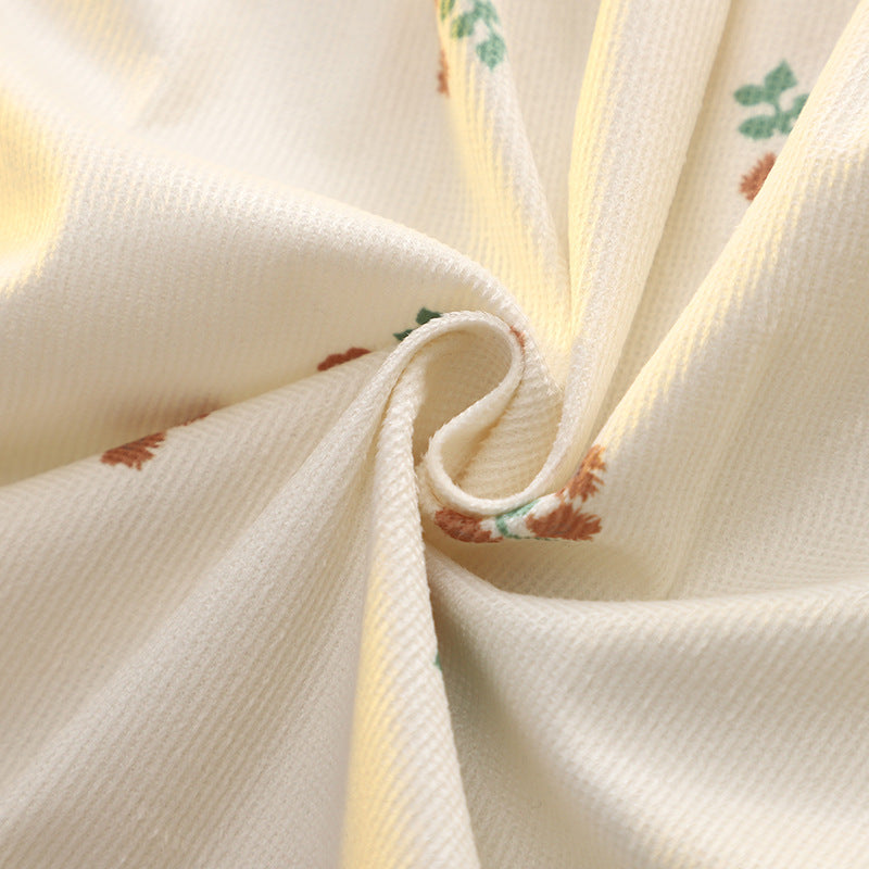 Tan Leather Vest & Floral Frock – TYM-CXM-088