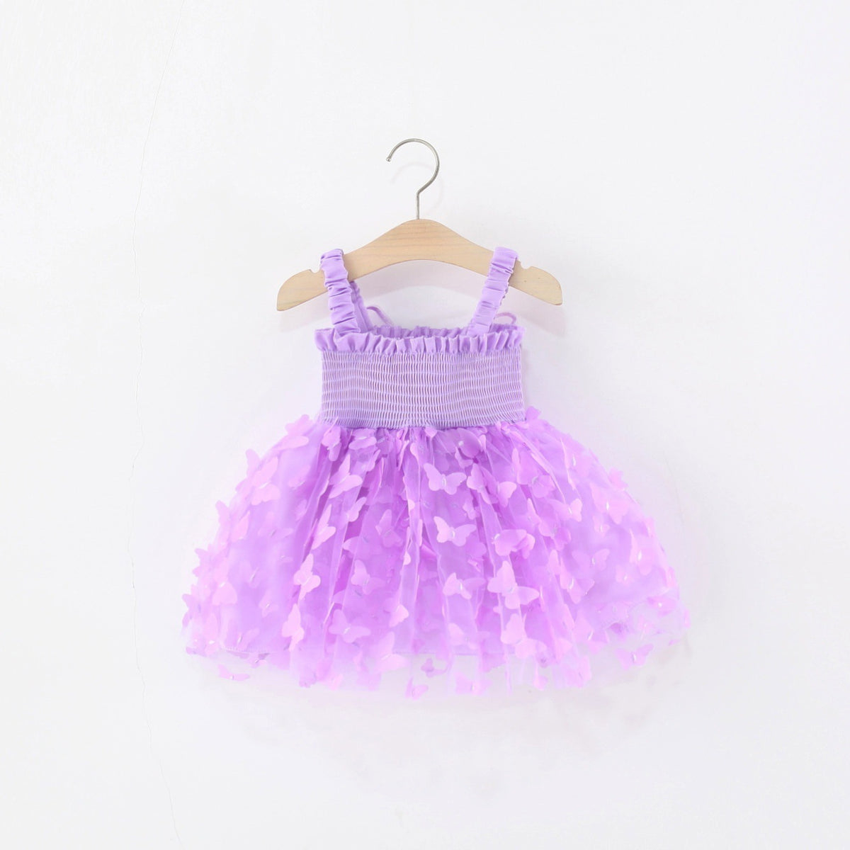 Lilac Butterfly Wing Tulle Frock – TYM-TZO-034