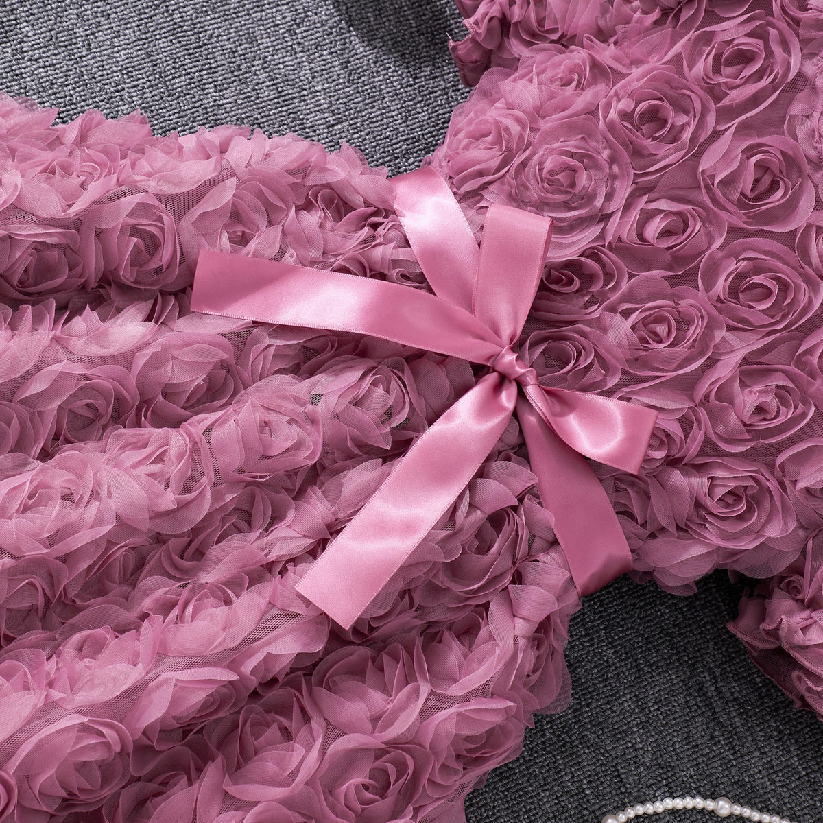 Mauve Rosette Party Frock – TYM-SZL-001