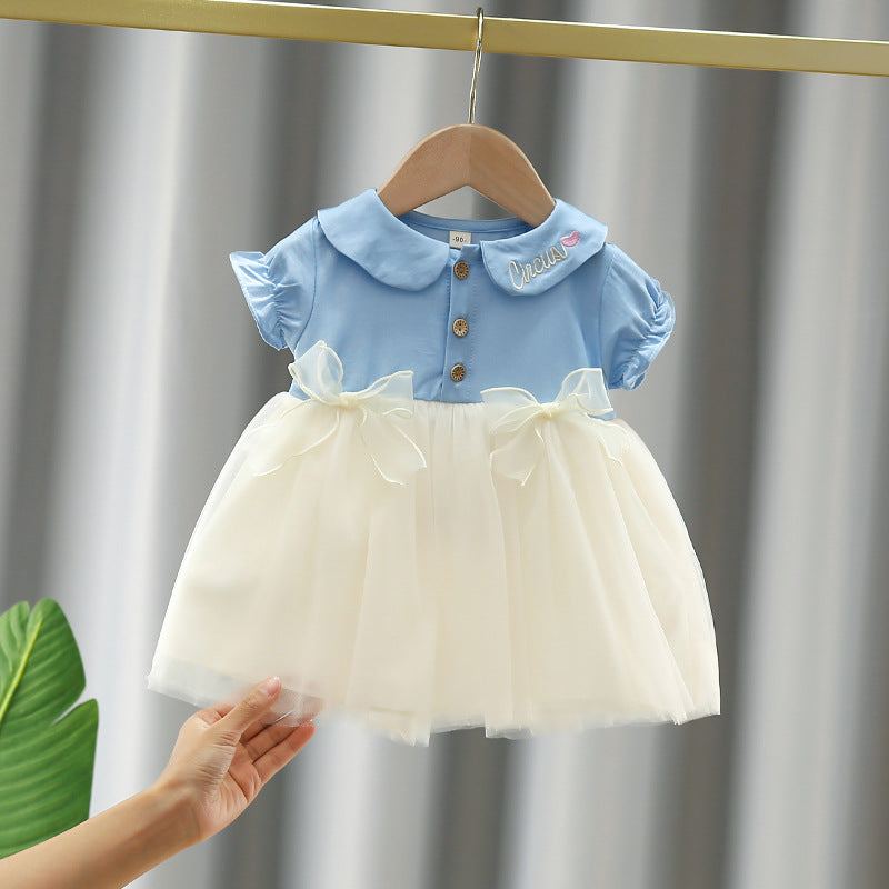 Blue Collar Tulle Frock – TYM-CXM-025