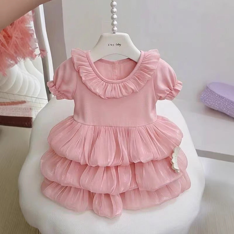 Pink Bubble Tier Frock – TYM-CXM-019