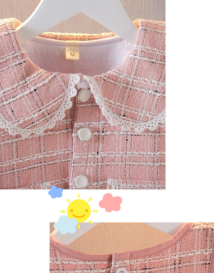 Pink Tweed Jacket & Tulle Frock – TYM-CXM-073