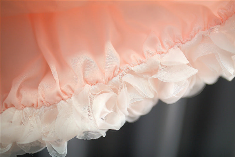 Blush Pink Rosette Bubble Frock – TYM-TZO-013