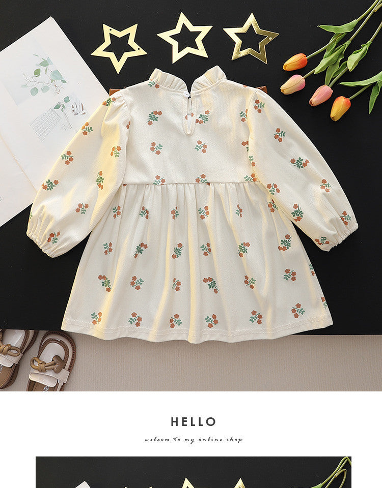 Olive Leather Vest & Floral Frock – TYM-CXM-087