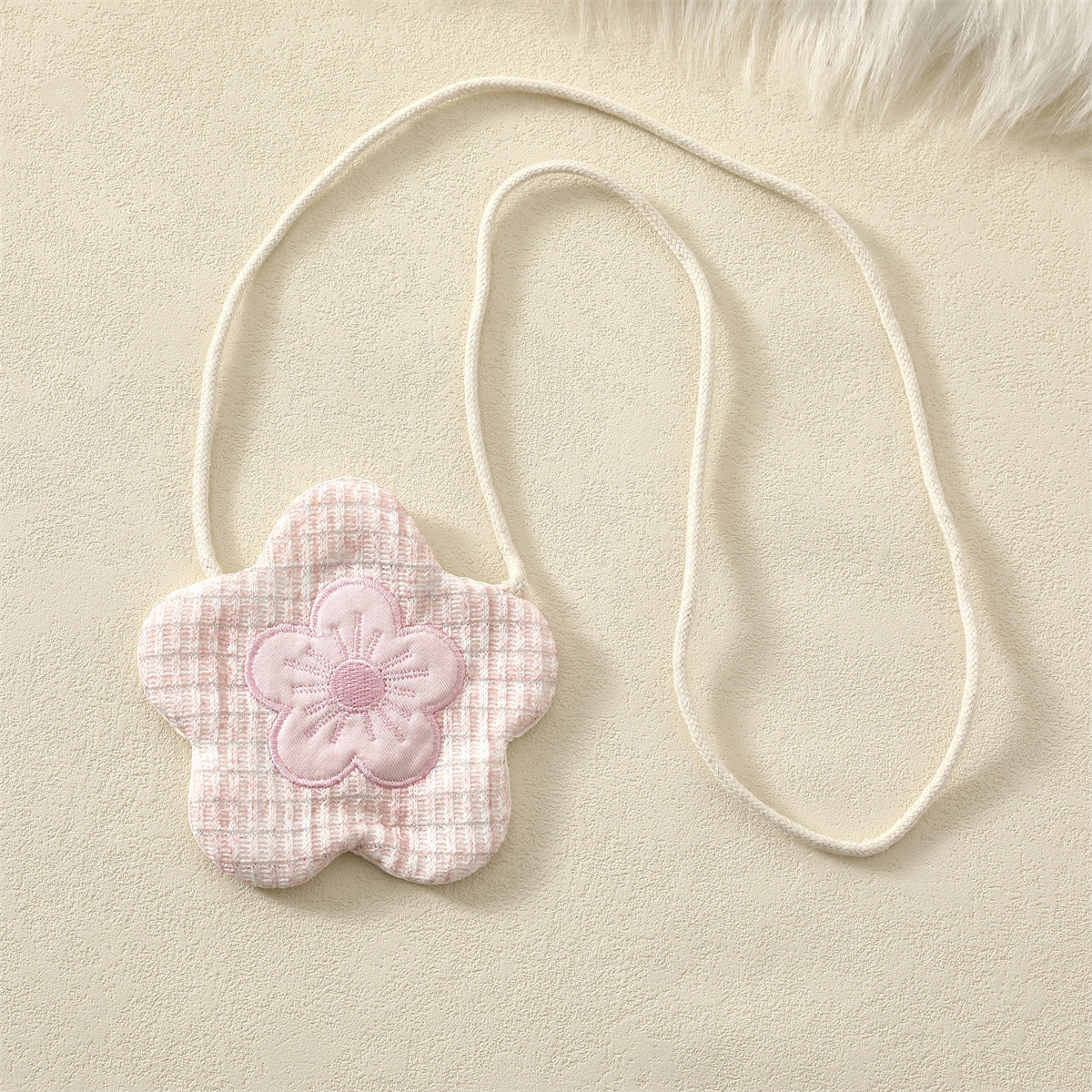 Light Pink Tweed Ruffle Pinafore Frock – TYM-WZX-070