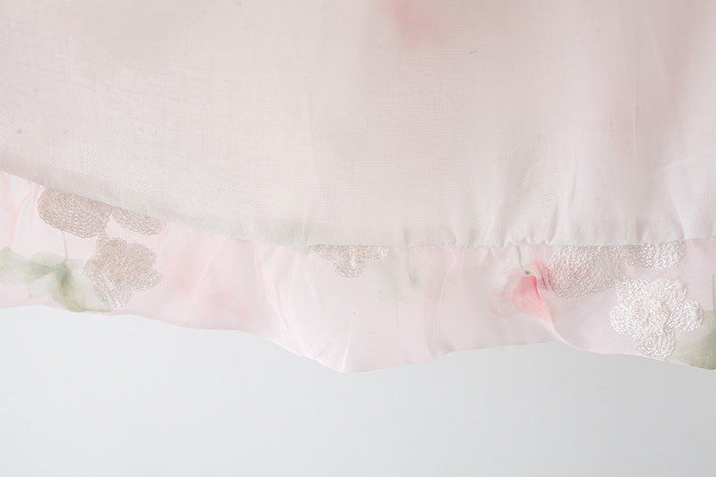 Pink Floral Print Bubble Sundress – TYM-WZX-008
