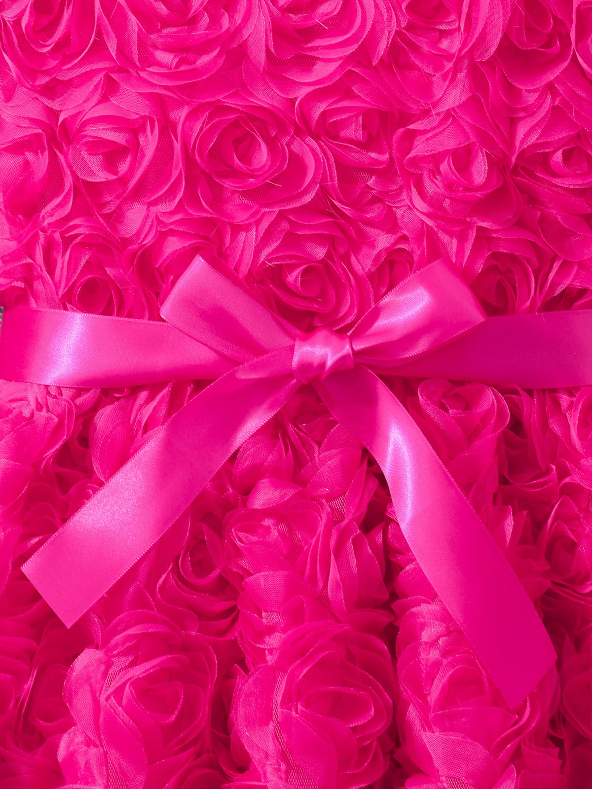 Hot Pink Rosette Party Frock – TYM-SZL-007