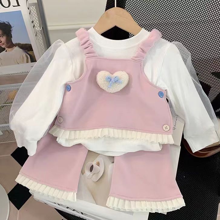 Lilac Heart Vest & Flared Pants Set – TYM-CXM-032