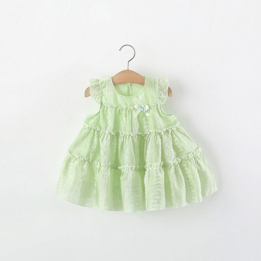 Mint Green Tiered Summer Frock – TYM-TZO-023