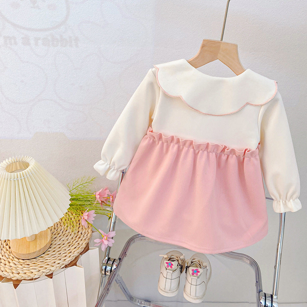 Pink Bunny Collar Suspender Frock – TYM-CXM-059
