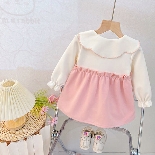 Pink Bunny Collar Suspender Frock – TYM-CXM-059