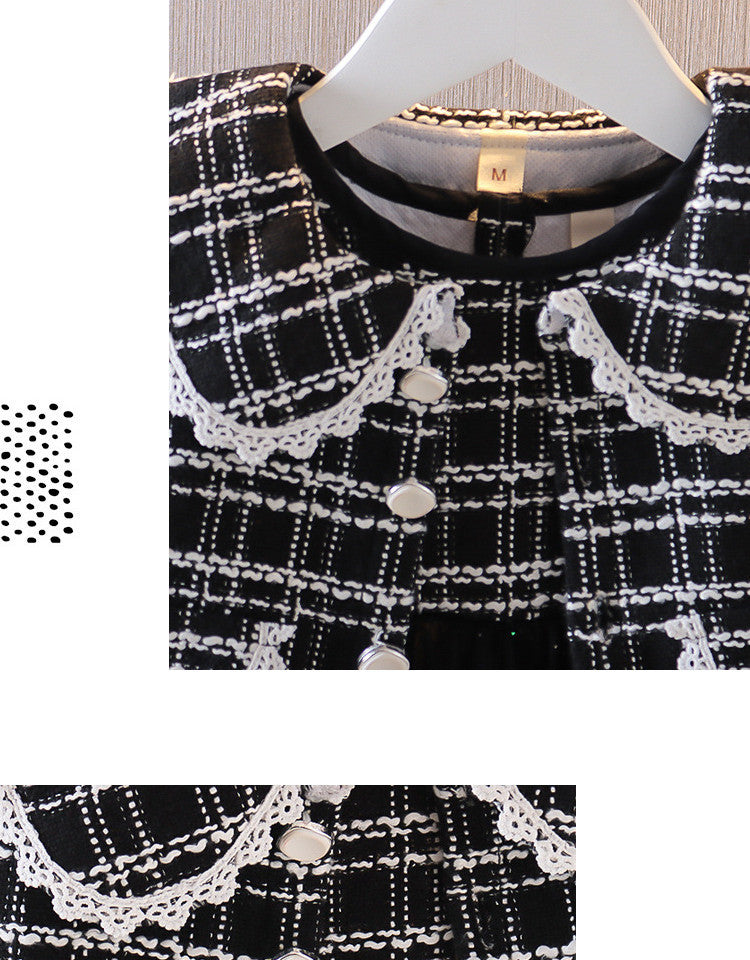 Black Tweed Jacket & Sparkle Tulle Frock – TYM-CXM-072